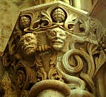 carvings, west door