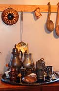 The kitchen - pewter service