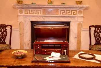 The Library - writing desk