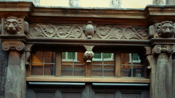 carving detail - entry to the Undercroft