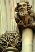 carved headin the quire