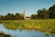 Burford church from the Windrush
