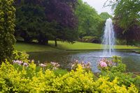Fountain in Pavillion Gardens at Buxton