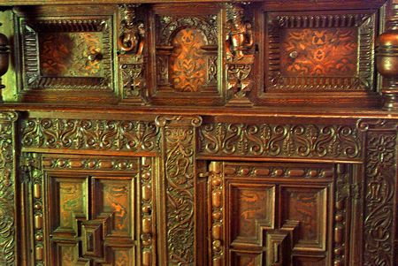 Carved sideboard