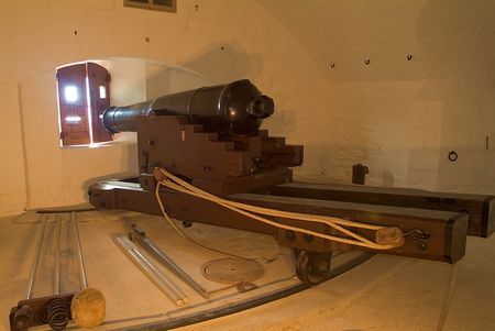 Dartmouth Castle gun