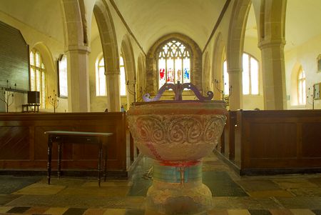 Dartmouth Castle church interior