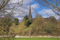 The spire of St Mary the Virgin is the 4th highest in England