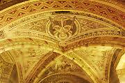 These photos can only give a glimpse of the almost overwhelming interior colour that graces St George's, Hampnett.