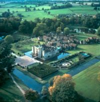 Hever Castle - aerial view
