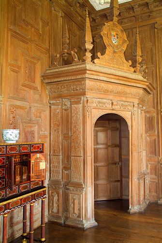 Picture Broughton Castle  The Oak Room entrance