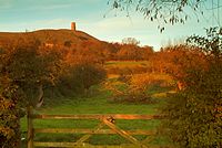 Glastonbury Tor in Autumn