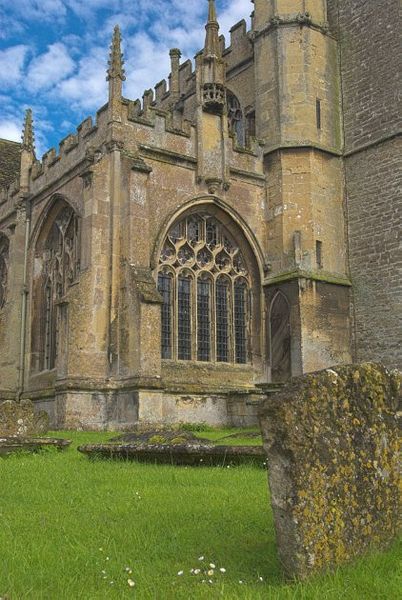 Stock photo of the parish church in Lacock, Wiltshire. Part of the UK Travel and Heritage Image Library from Britain Express, Wiltshire Collection