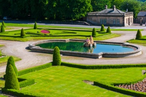 The museum formal gardens