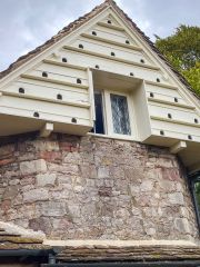 A dovecote built into a gable end