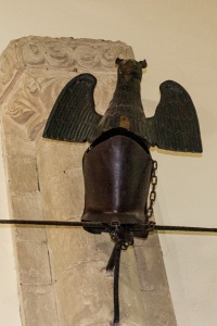 Thomas Scott funeral helm in the chancel