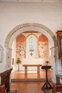 Late Norman chancel arch
