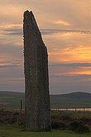 Ring of Brodgar at sunset