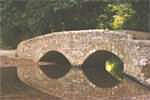 Packhorse bridge at Dunster, Somerset