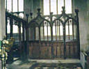 parclose screen in Lavernham's church