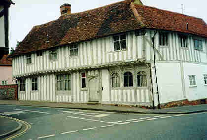 Lavenham Tudor shops