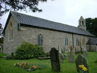 Llanspyddid church