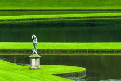 Classical statue in the water garden