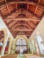 Looking east down the nave