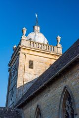 The 18th-century tower and cupola