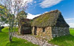 Thatched cottage, Culloden Battlefield