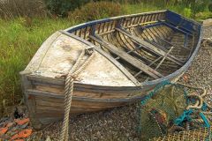 An old boat by Loch Arklet