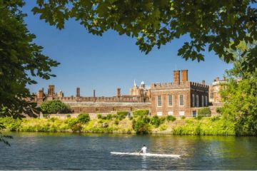 Hampton Court Palace and the River Thames